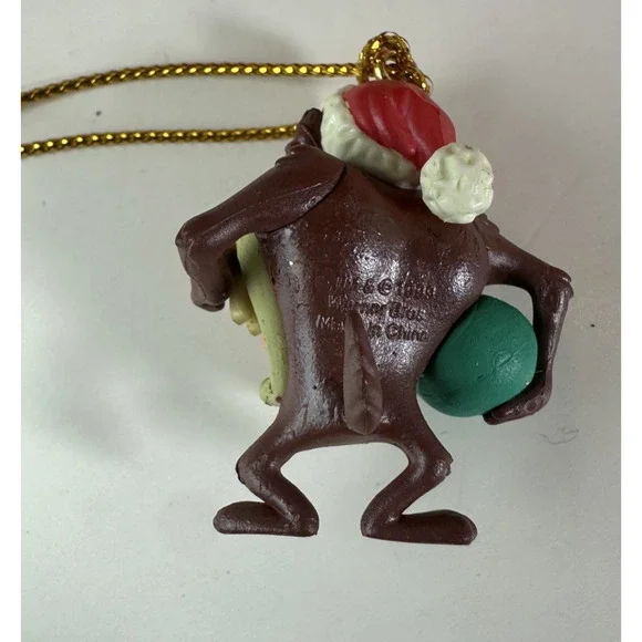 4 Looney Tunes Christmas Ornaments Taz Tweety Bugs Bunny Sylvester Holiday Sound - Picture 11 of 15